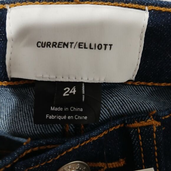 Current Elliott Jeans 24 The Stiletto High Waist Ankle Skinny The Bay Stripe NEW - Picture 4 of 11